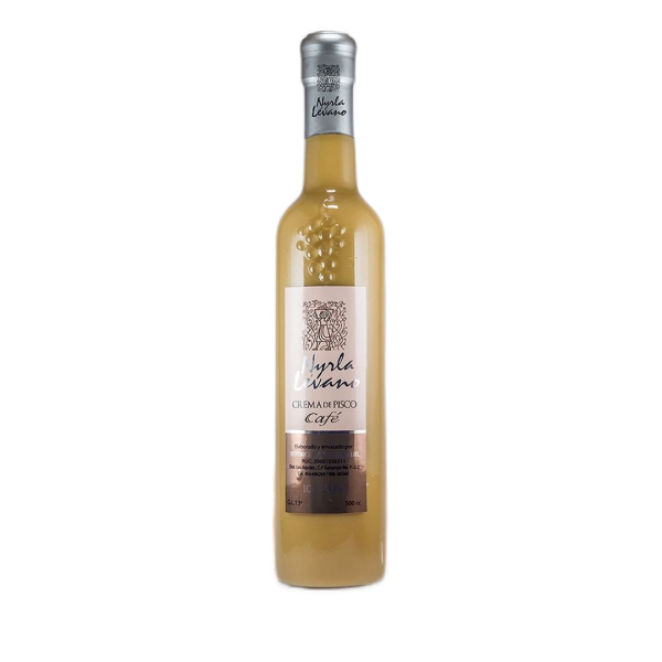 Crema de pisco con Cafe Nyrla levano